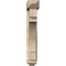Ekena Millwork Merced Arts and Crafts Rough Sawn Bracket w/ Offset Brace, Douglas Fir, 6"W x 28"D x 36"H BKT0604X28X36MRC03RDF - alternate 3